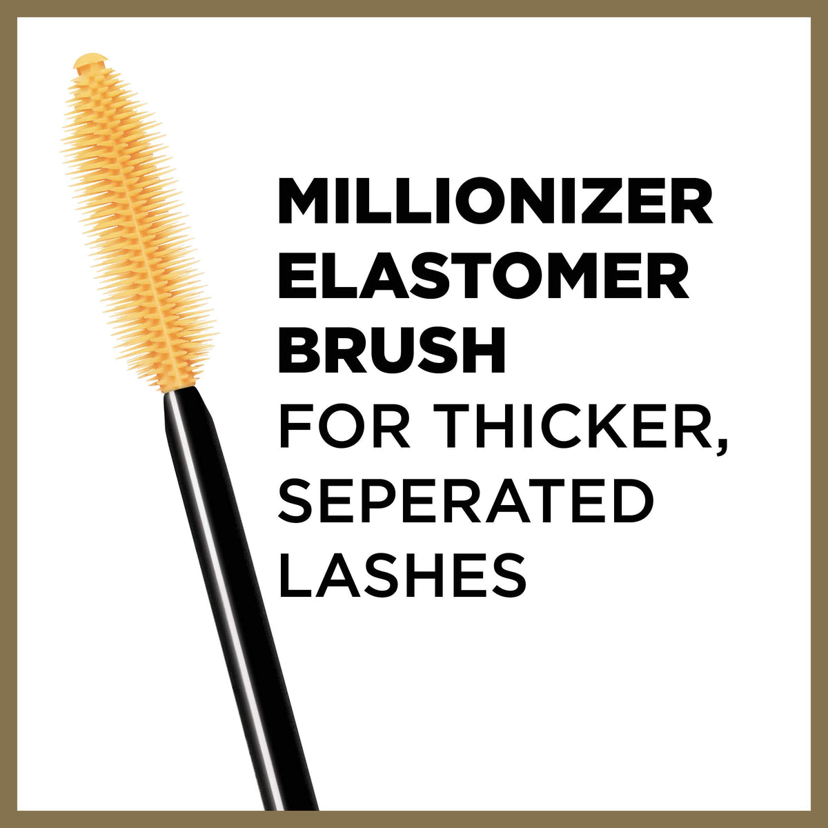 L'Oreal Paris before and after lashes demonstrating amplified volume
