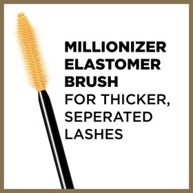 L'Oreal Paris before and after lashes demonstrating amplified volume