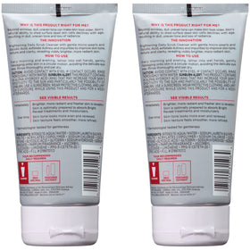 L'Oreal Paris rinsed skin after use showing smoother, fresher-looking texture