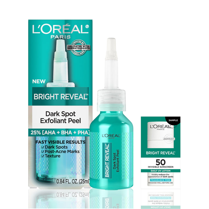 L'Oreal Paris front packaging showing bottle and label for clear identification