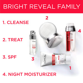 L'Oreal Paris close-up of cleanser texture with micro-pearls for gentle exfoliation