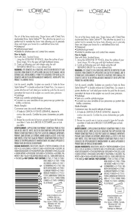 L'Oreal Paris spoolie brush detail used to blend and soften brow product for natural finish