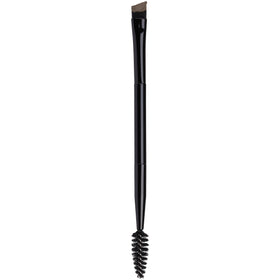 L'Oreal Paris brush and spoolie styling brows on model, natural defined brows benefit