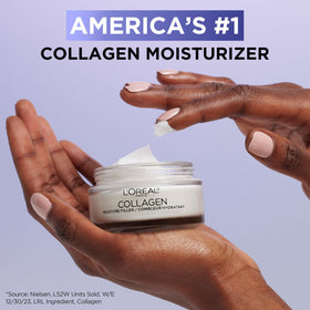 L'Oreal Paris cream used under foundation showing makeup-friendly, non-greasy base advantage