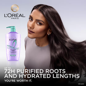 L'Oreal Paris conditioner open jar showing creamy texture and lightweight hydration