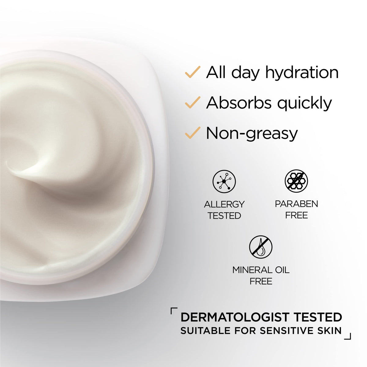 L'Oreal Paris label highlighting SPF 30 for daily sun protection
