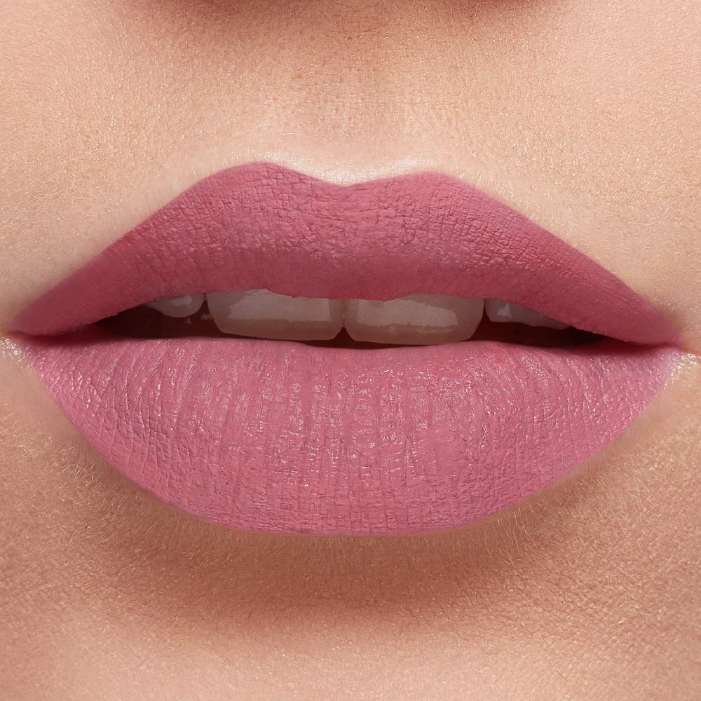 L'Oreal Paris on lips in use demonstrating comfortable longwear matte color