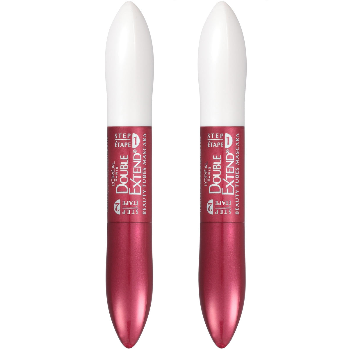 L'Oreal Paris tube mascara on bathroom counter illustrating easy warm water removal