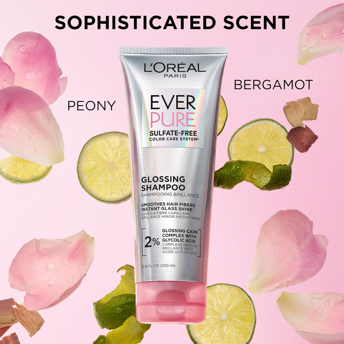 L'Oreal Paris EverPure conditioner cream close-up for smoothness