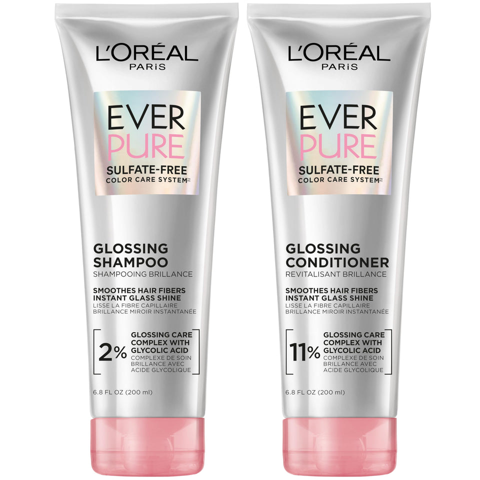 L'Oreal Paris EverPure front packaging showing set and benefits