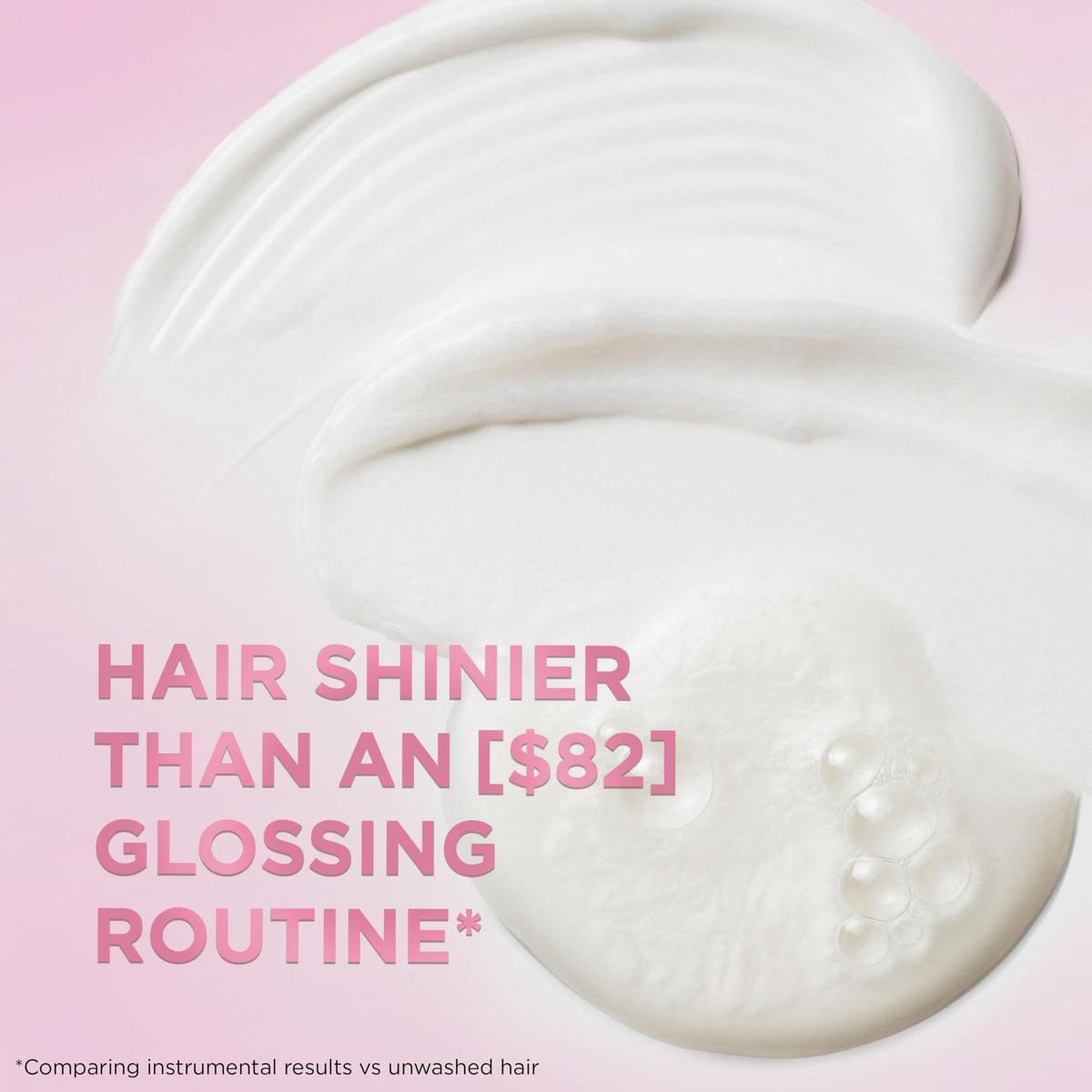 L'Oreal Paris EverPure shampoo texture demonstrating creamy lather