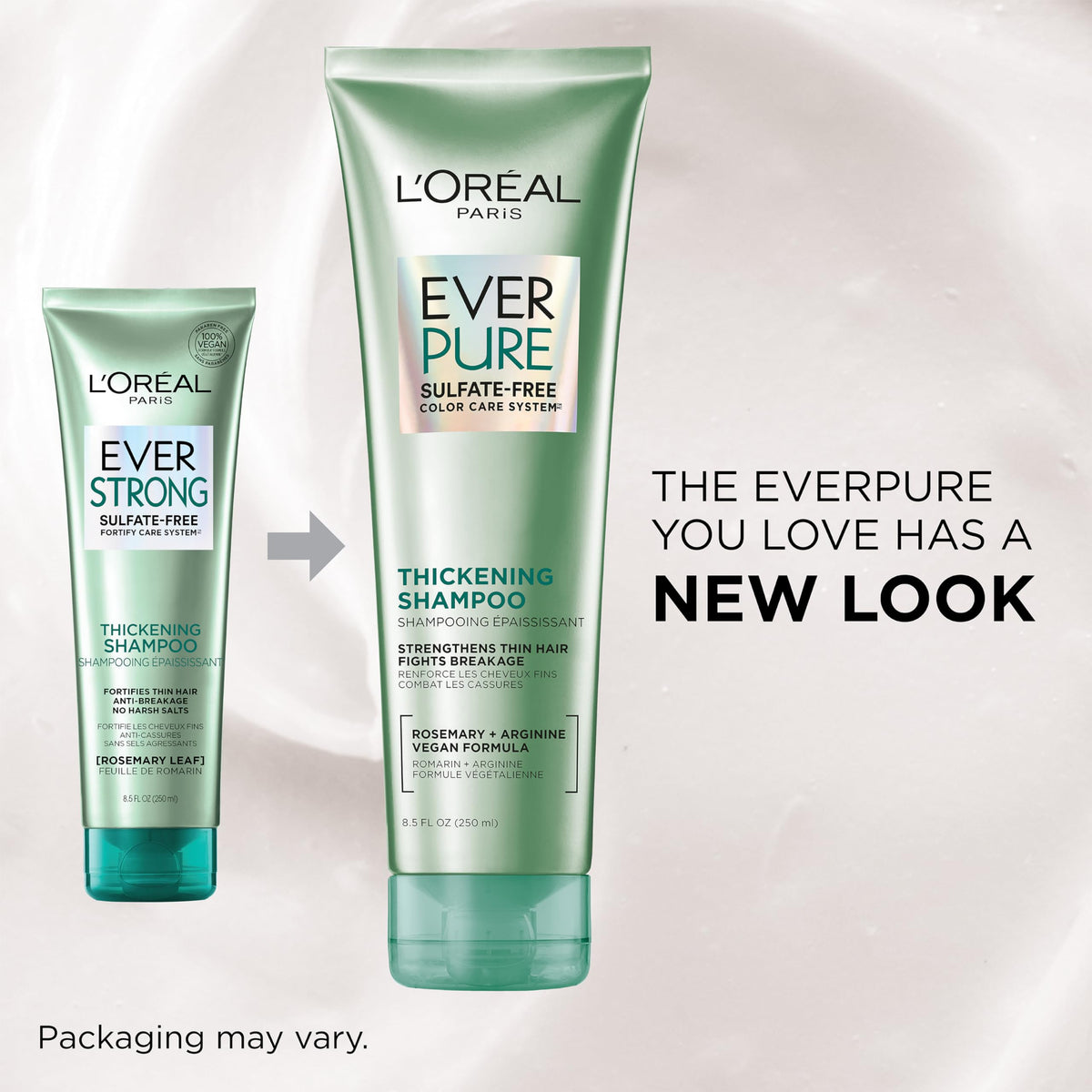 L'Oreal Paris shampoo lather on palm showing gentle foaming and cleansing