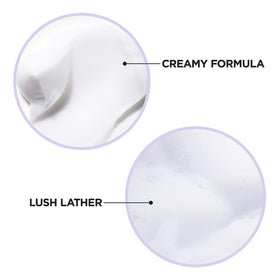L'Oreal Paris two-pack bottles next to ruler showing size and travel-friendly benefit