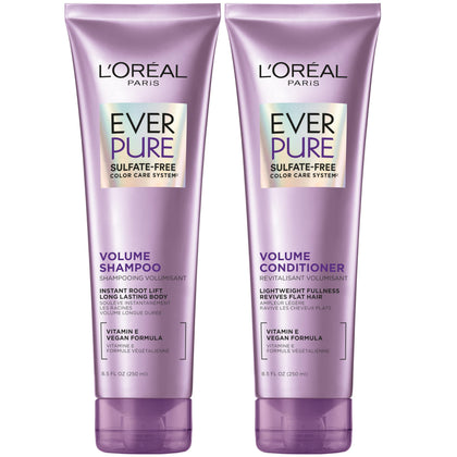 L'Oreal Paris front packaging showing set and benefits