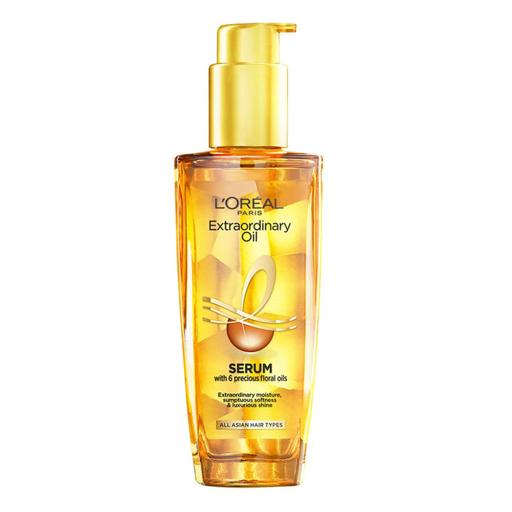 L'Oreal Paris front bottle view showing size and elegant packaging benefit