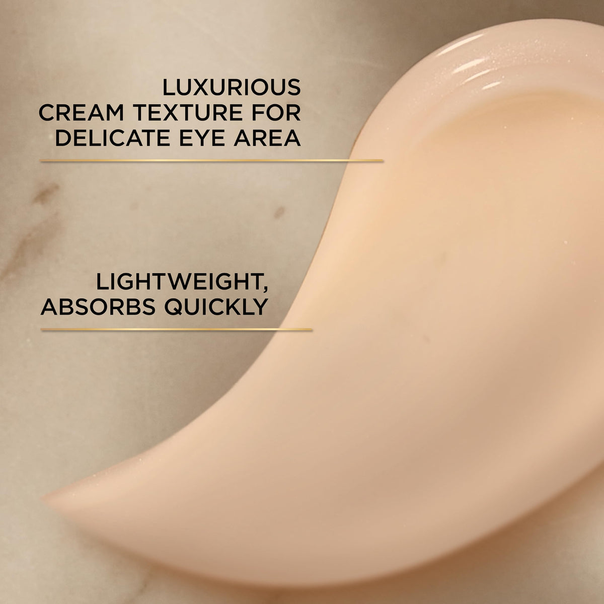 L'Oreal Paris cream texture close-up showing rich Sleep Silk formula for deep hydration