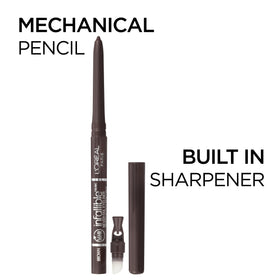 L'Oreal Paris eyeliner tip close-up demonstrating creamy glide and precision