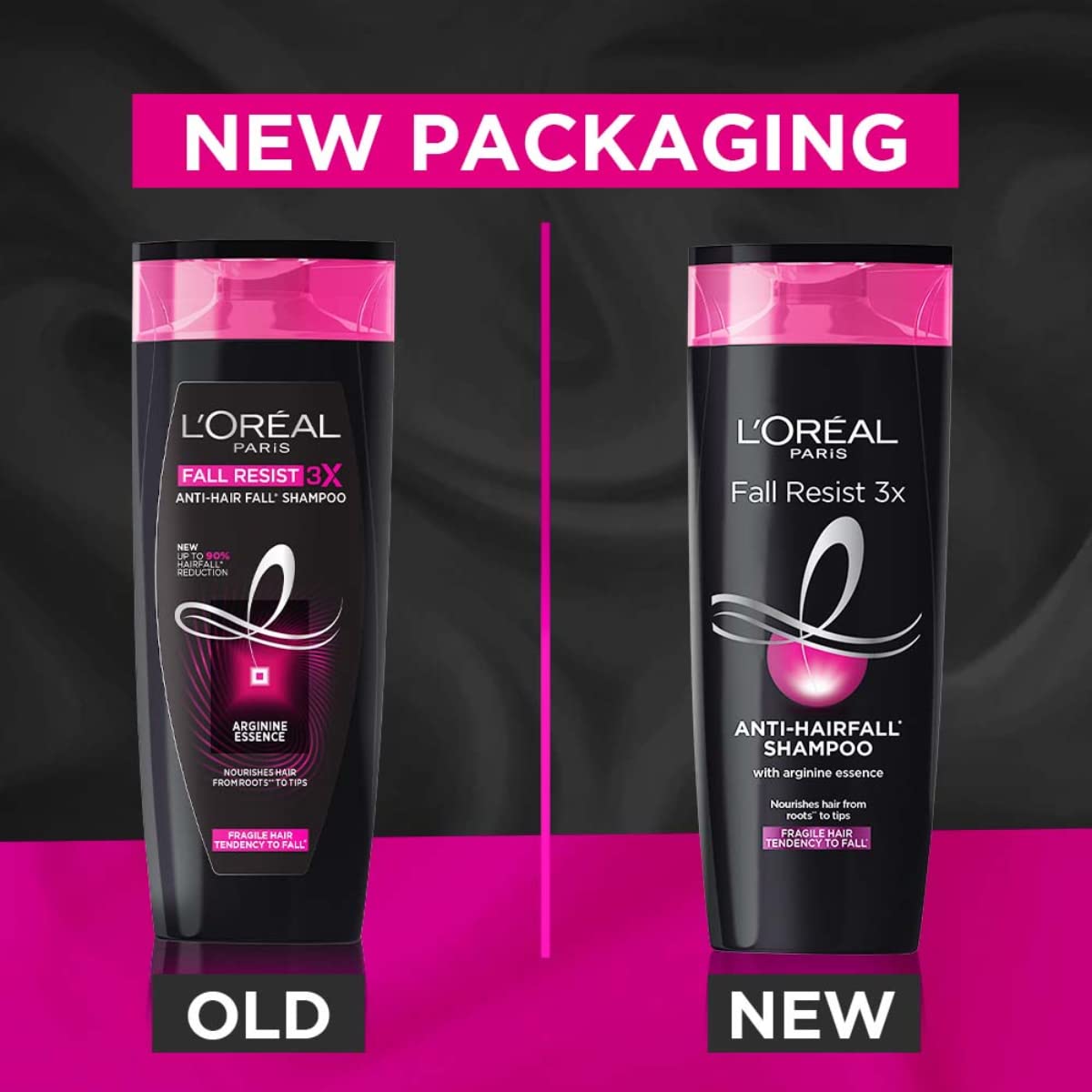 L'Oreal Paris back label close-up showing ingredients and usage info