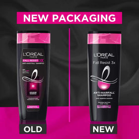 L'Oreal Paris back label close-up showing ingredients and usage info