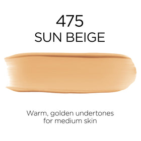 L'Oreal Paris SPF 25 label closeup showing sun protection benefit for daytime wear