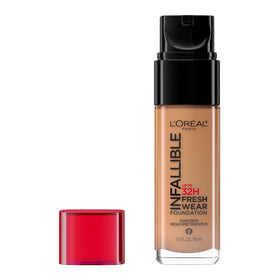 L'Oreal Paris front packaging showing product benefits and shade