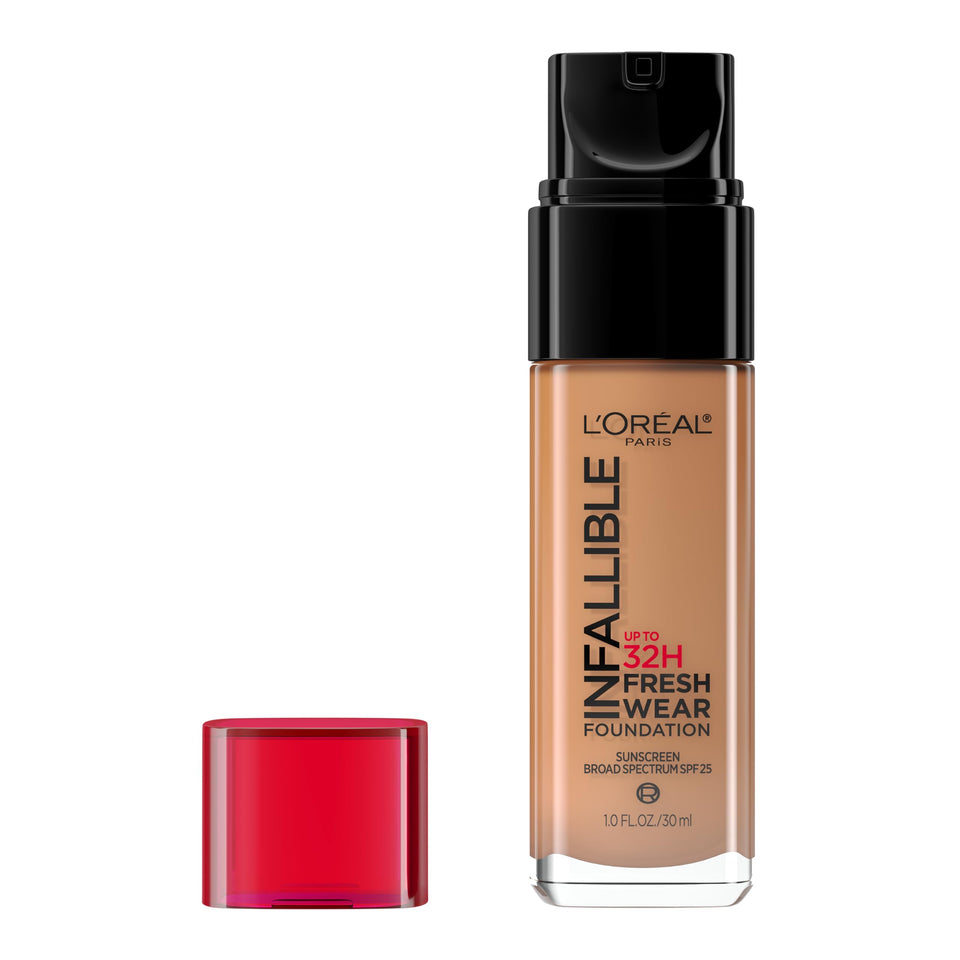 L'Oreal Paris front packaging showing product benefits and shade