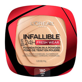 L'Oreal Paris compact front packaging showing shade and branding for easy selection