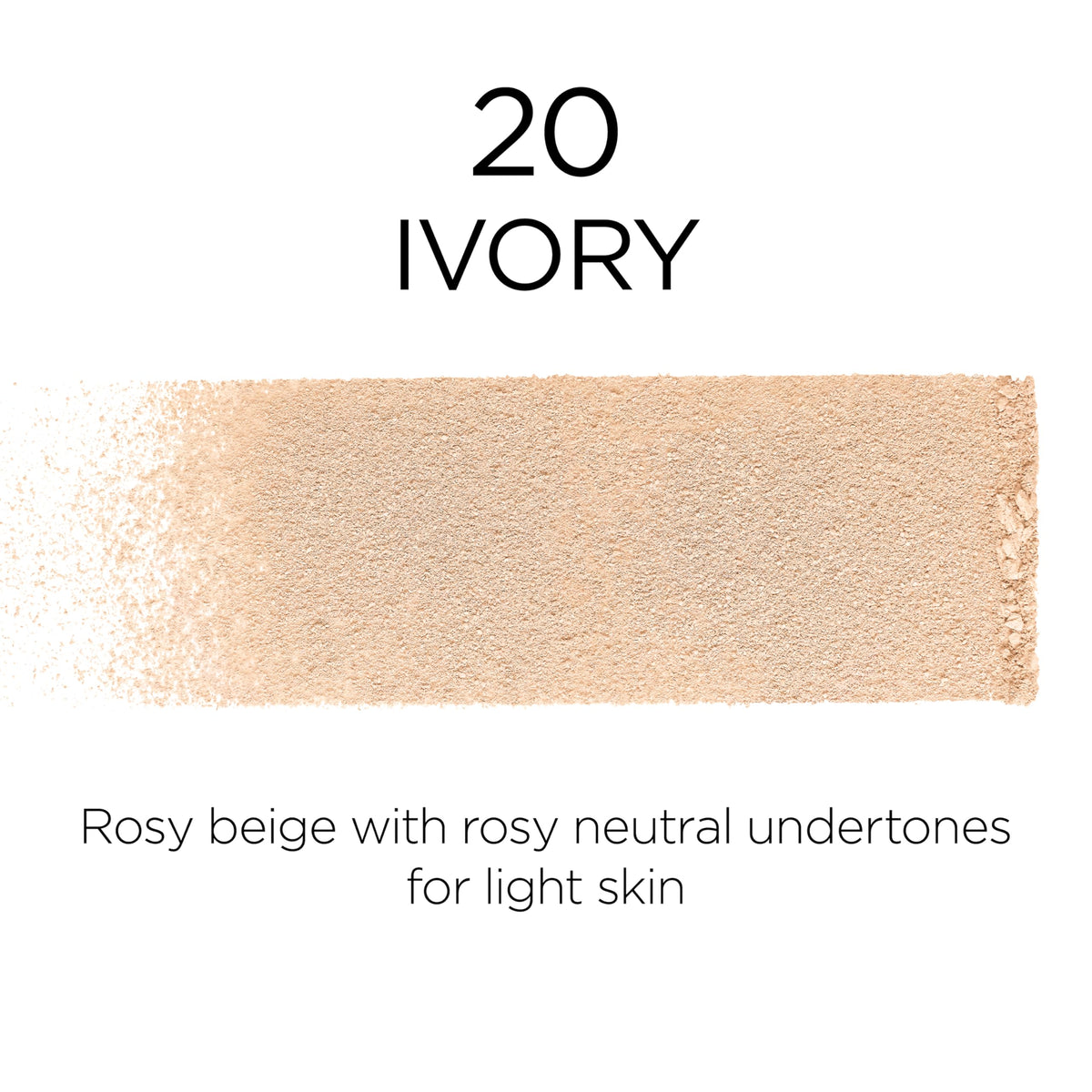 L'Oreal Paris compact open displaying pressed powder and mirror, easy touch-ups