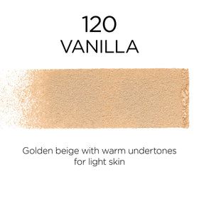 L'Oreal Paris compact open to reveal product pan and sponge, highlights travel-ready design