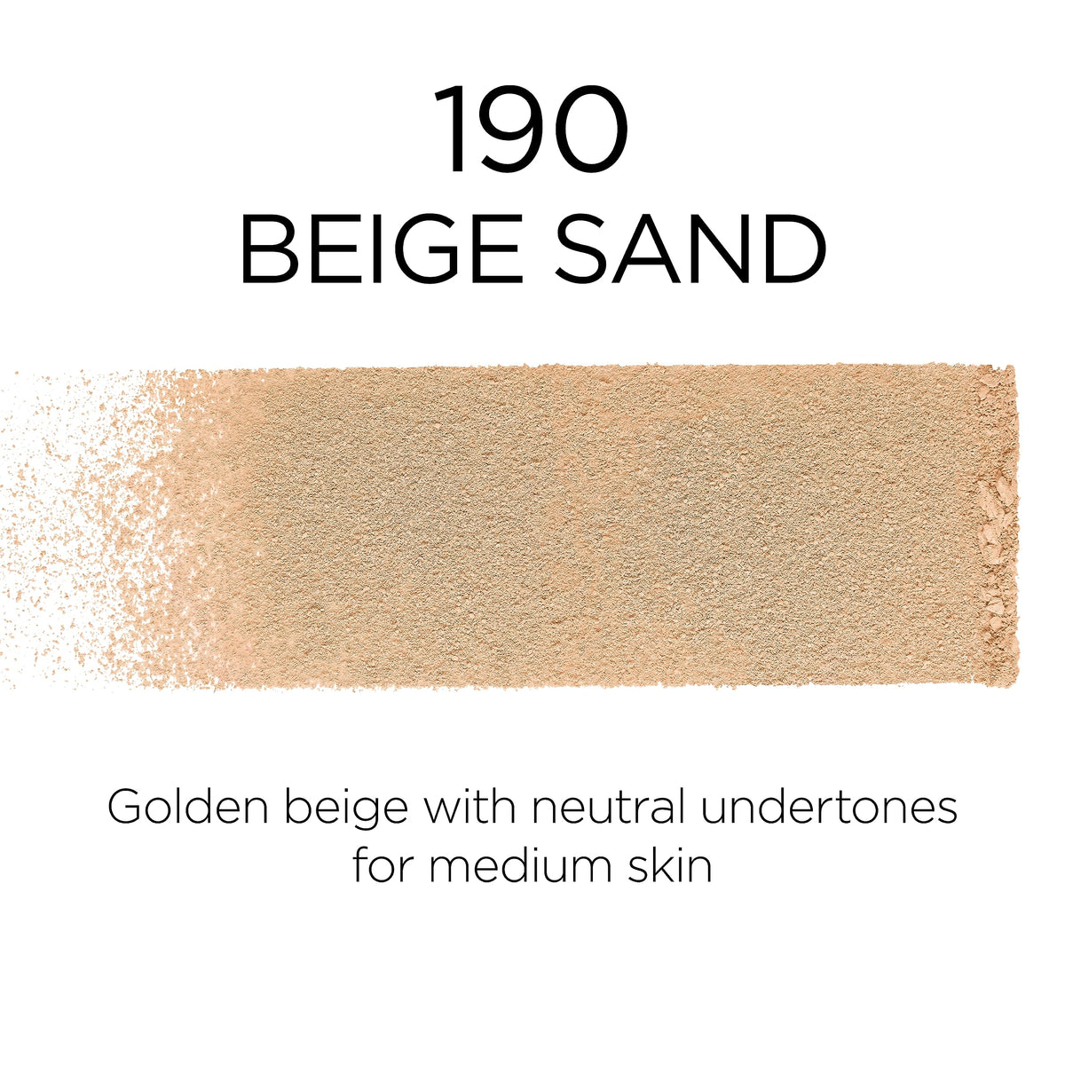 L'Oreal Paris open powder pan close-up showing smooth surface for even coverage