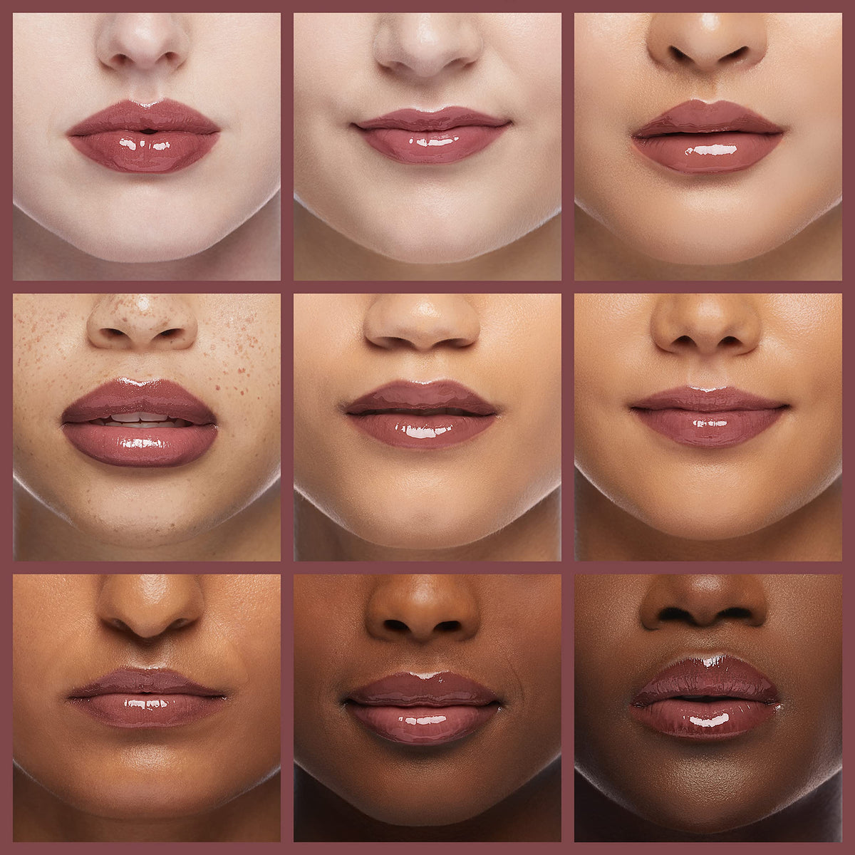 L'Oreal Paris swatch on skin displaying Radiant Mauve color payoff benefit