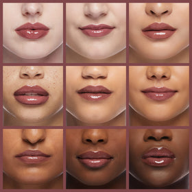 L'Oreal Paris swatch on skin displaying Radiant Mauve color payoff benefit
