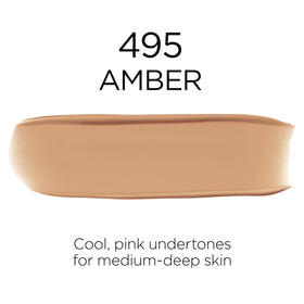 L'Oreal Paris shade 495 Amber bottle showing true-to-shade color match
