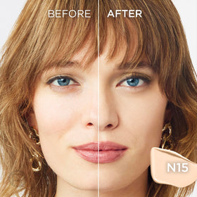 L'Oreal Paris applicator detail showing precision tip and foundation back for control