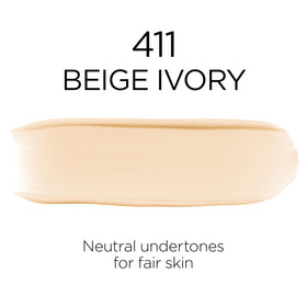 L'Oreal Paris SPF label close-up highlighting added daytime protection benefit