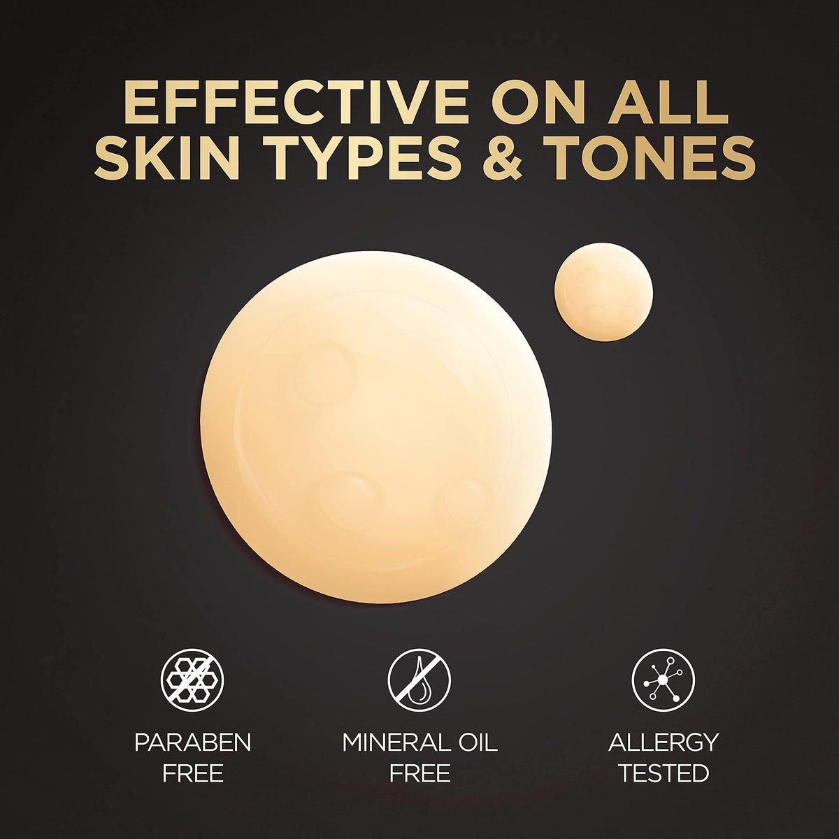 L'Oreal Paris ingredient label showing antioxidant complex and transparency
