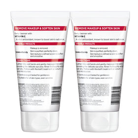 L'Oreal Paris label close-up highlighting Vitamin C and radiance support