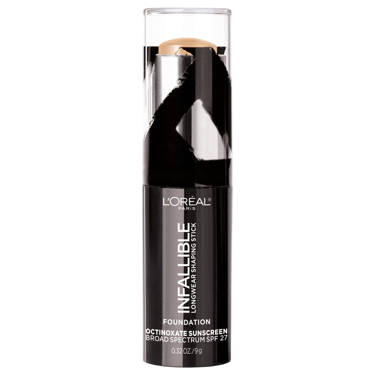 L'Oreal Paris shaping stick in makeup bag lifestyle shot for on-the-go convenience