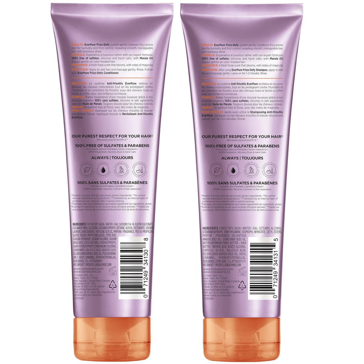L'Oreal Paris lifestyle bathroom shelf showing routine-ready styling benefit