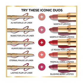L'Oreal Paris liner next to ruler showing compact travel-friendly size