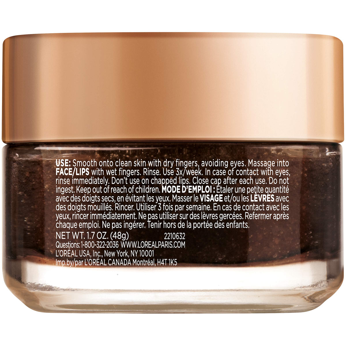 L'Oreal Paris gentle lip refining demo showing softened lip texture after use