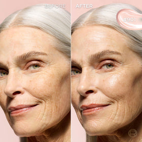 L'Oreal Paris texture close-up highlighting creamy luminous finish and hydration