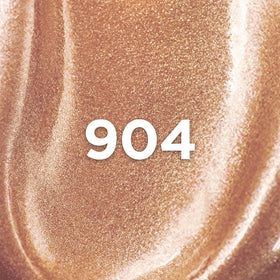 L'Oreal Paris texture swatch of Lumi Glotion showing dewy finish benefit
