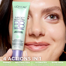L'Oreal Paris tube nozzle close-up for precise, mess-free dispensing