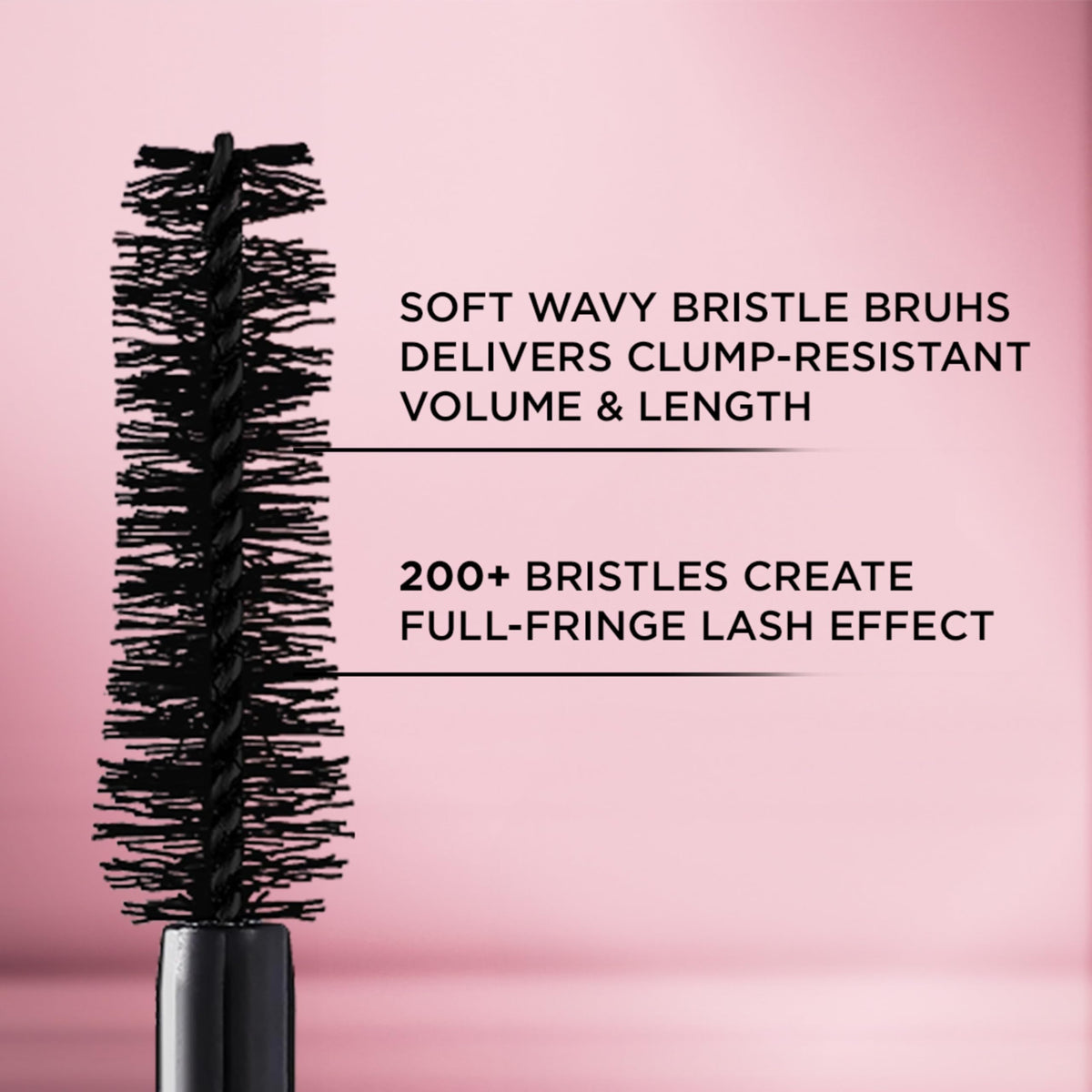 L'Oreal Paris applying mascara to lashes for length and lifted look