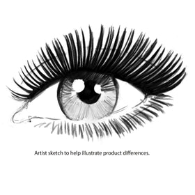 L'Oreal Paris mascara texture swipe illustrating smooth, buildable formula
