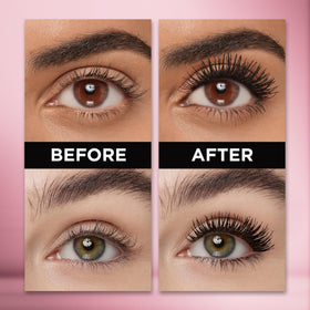 L'Oreal Paris swatch of mascara texture showing smooth application