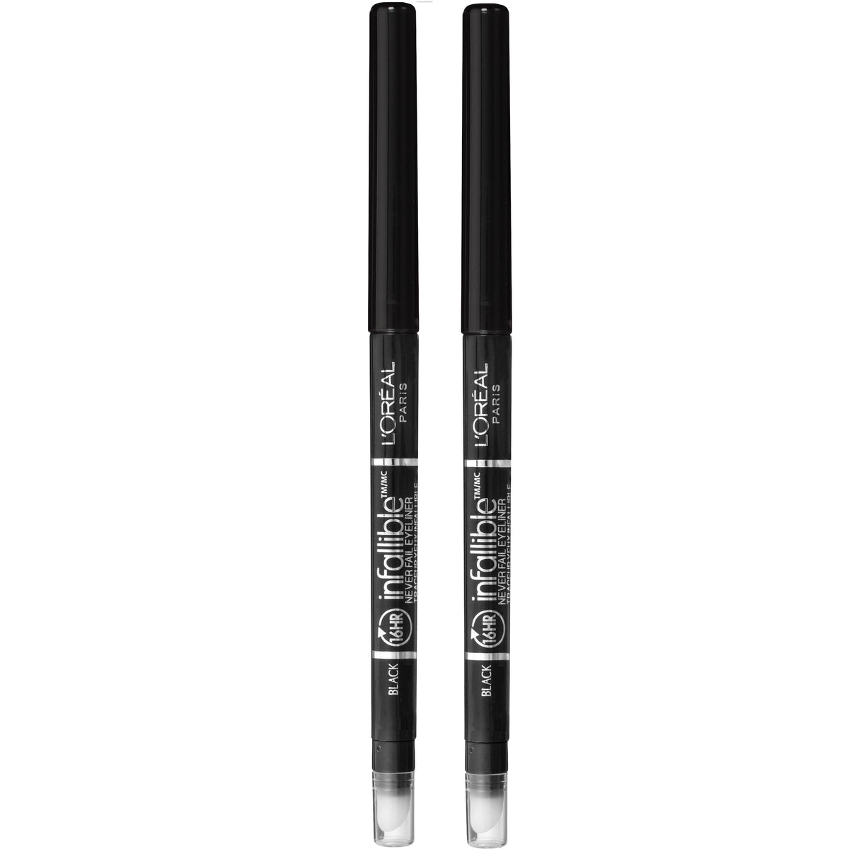 L'Oreal Paris mechanical pencil front packaging showing product and benefits