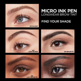L'Oreal Paris pen in hand showing compact size for travel convenience