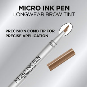 L'Oreal Paris micro ink strokes on skin showing hair-like definition